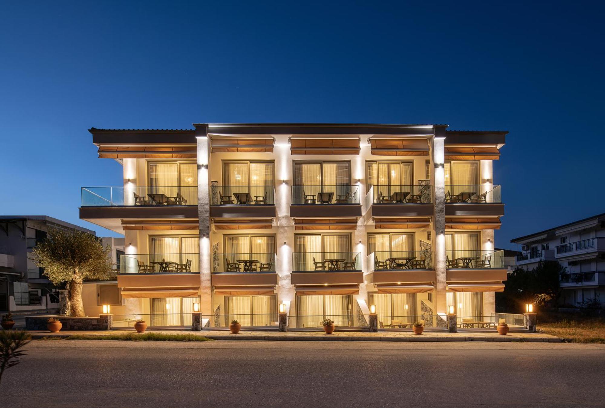 Ikies Apollon Boutique Hotel サルティ エクステリア 写真