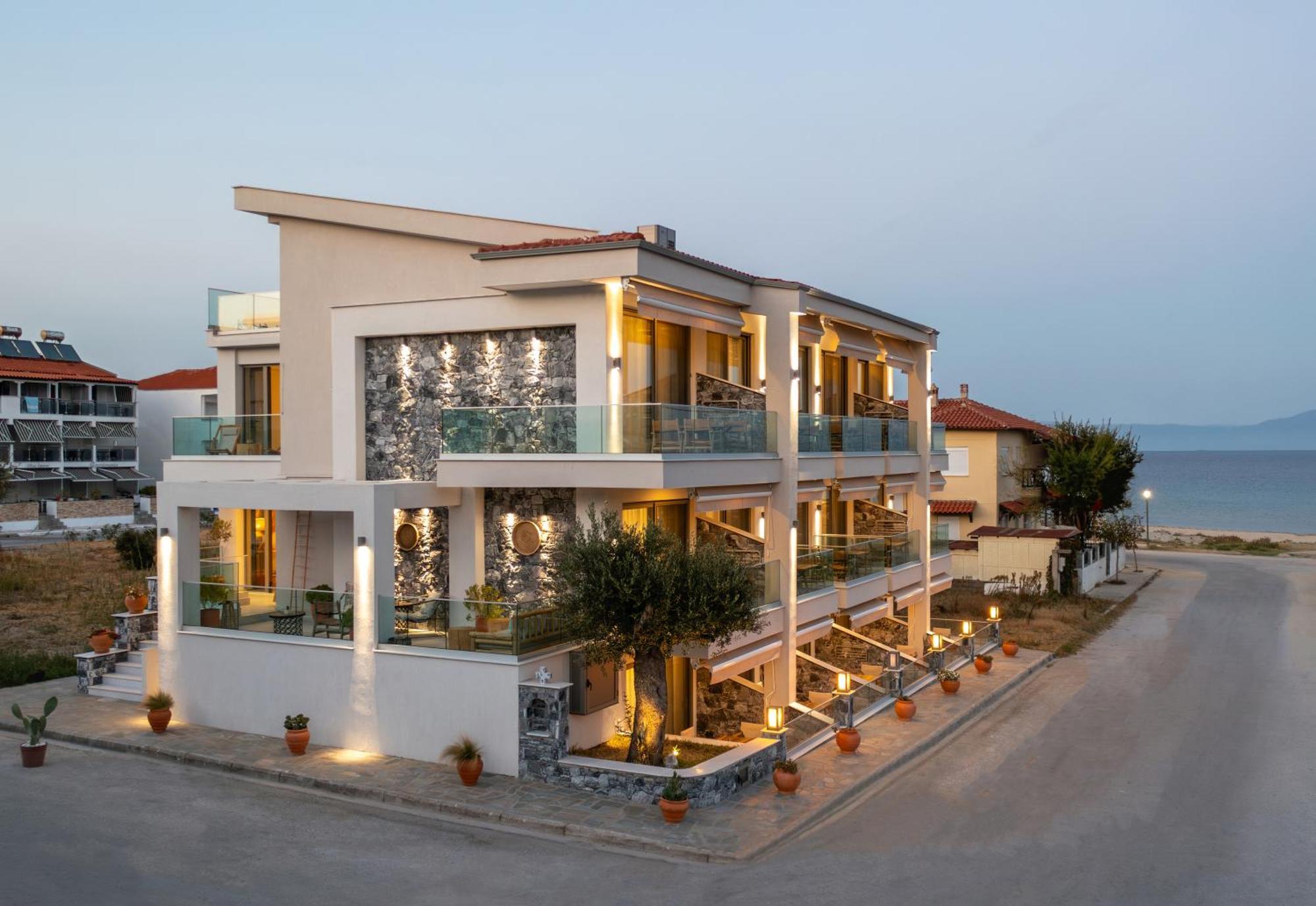 Ikies Apollon Boutique Hotel サルティ エクステリア 写真