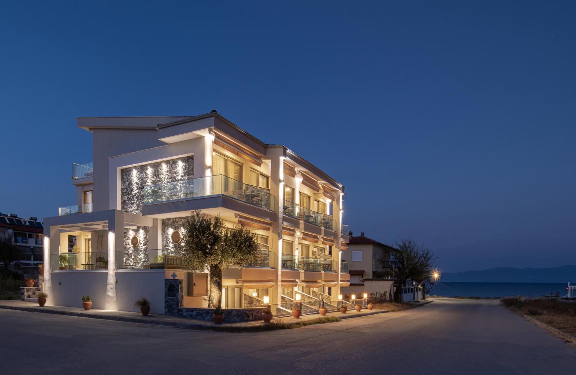 Ikies Apollon Boutique Hotel サルティ エクステリア 写真