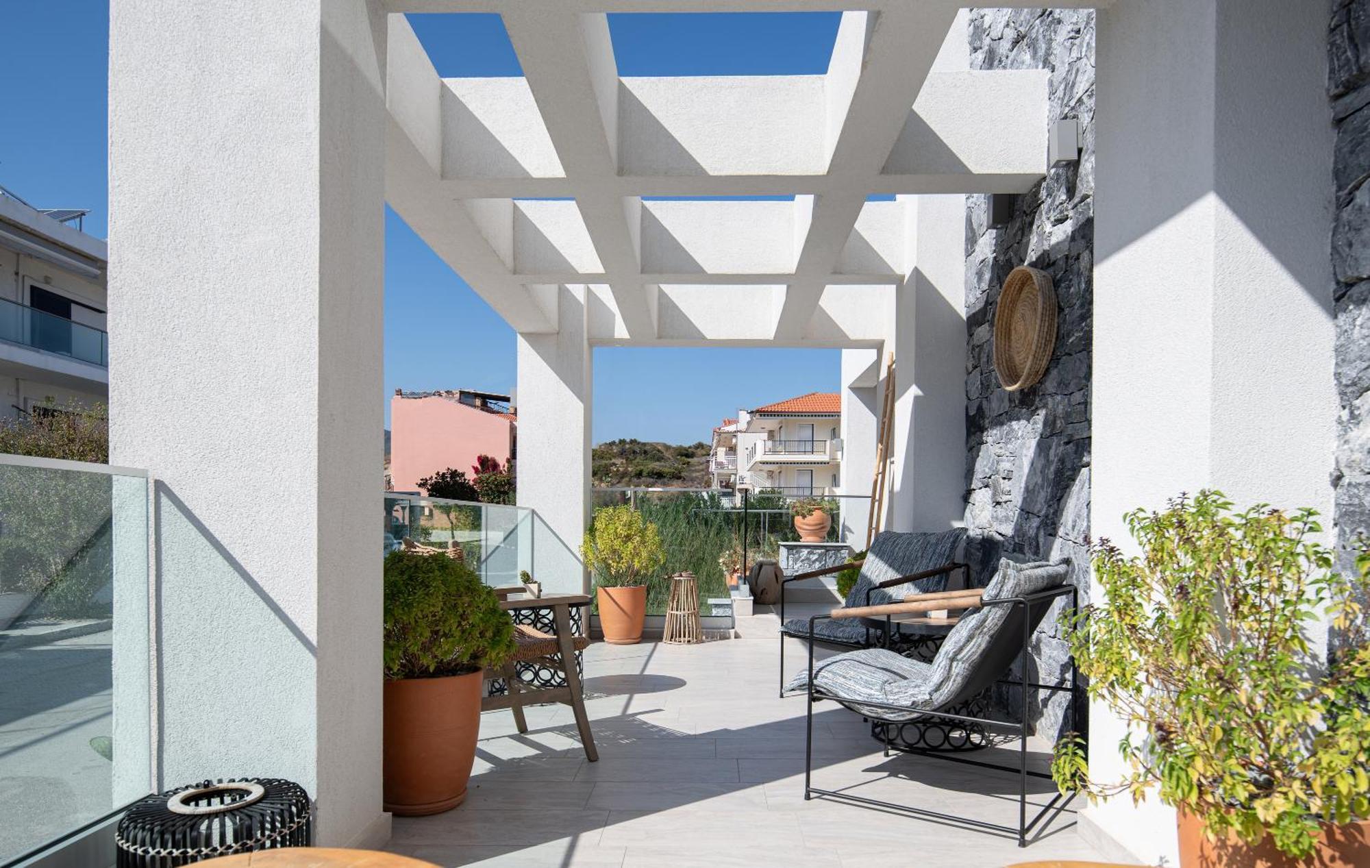 Ikies Apollon Boutique Hotel サルティ エクステリア 写真